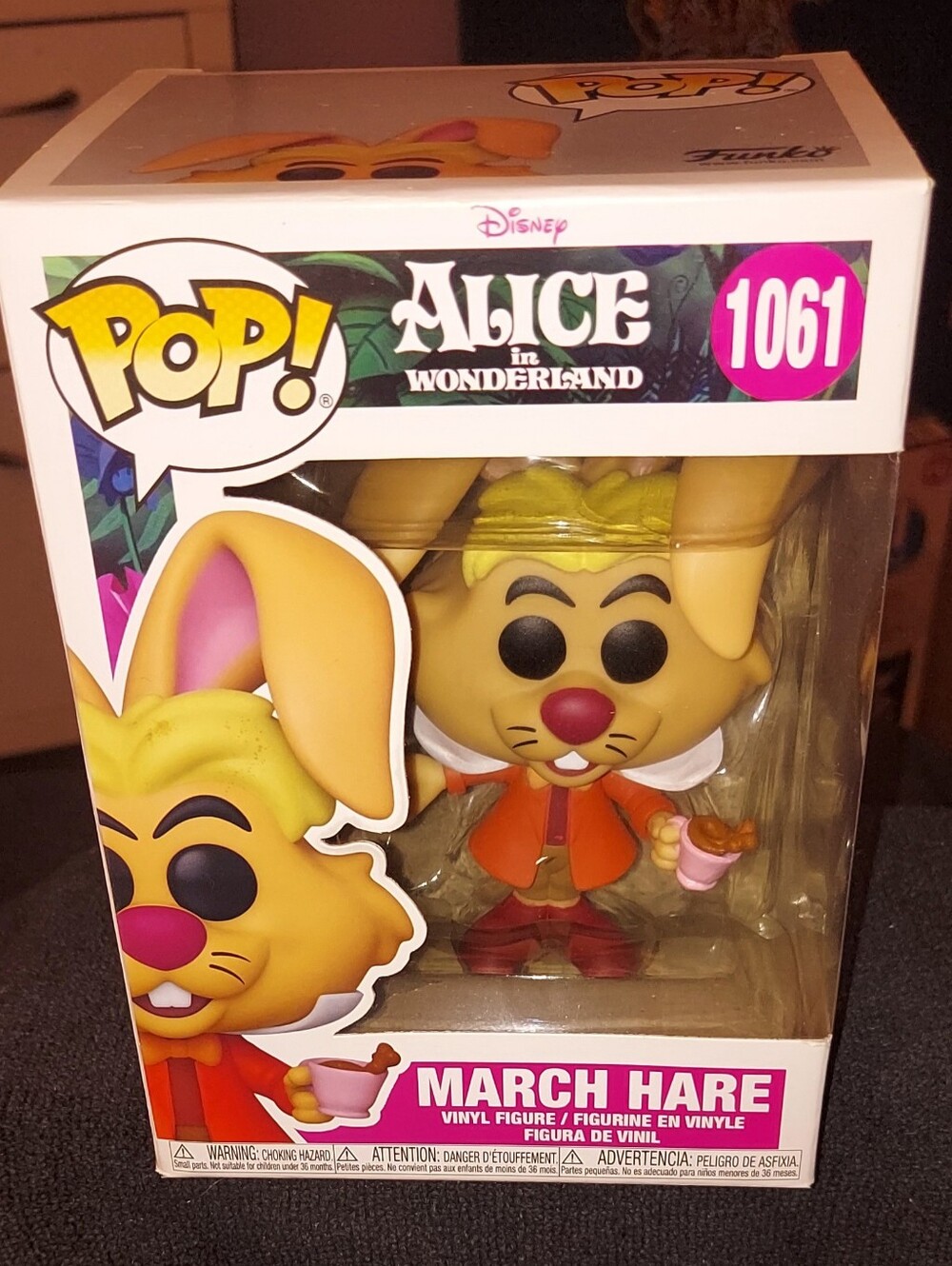 Funko Pop! Disney Alice in Wonderland 70th Anniversary March Hare #1061- New